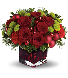 Teleflora's Merry & Bright from Arjuna Florist in Brockport, NY